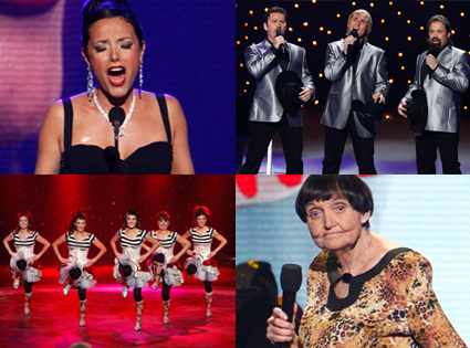 Barbara Padilla, The Texas Tenors, Fab Five, Grandma Lee, America's Got Talent Barbara Padilla, The Texas Tenors, Fab Five, Grandma Lee, America's Got Talent